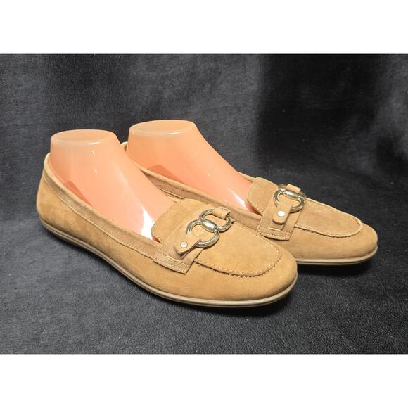 Naturalizer Tan Ainsley Loafers Slide on Shoes - Picture 1 of 10